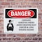 Signmission Contains Asbestos Fibers Danger Sign, Plastic, 10in W x 7in L, 2PK OS-2PACK-DS-P-710-L-1102 - alternate 5